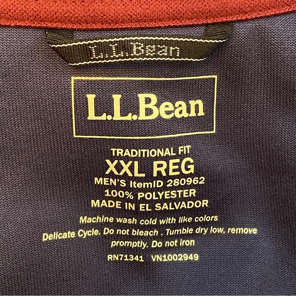 LL Bean burgundy sweater, size XXL Reg - Picture 7 of 8